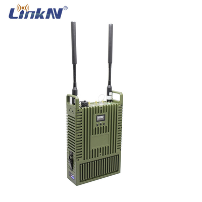 Pil ile Taktik IP MeSH Radyo Baz İstasyonu 10W Güç AES256 Şifreleme